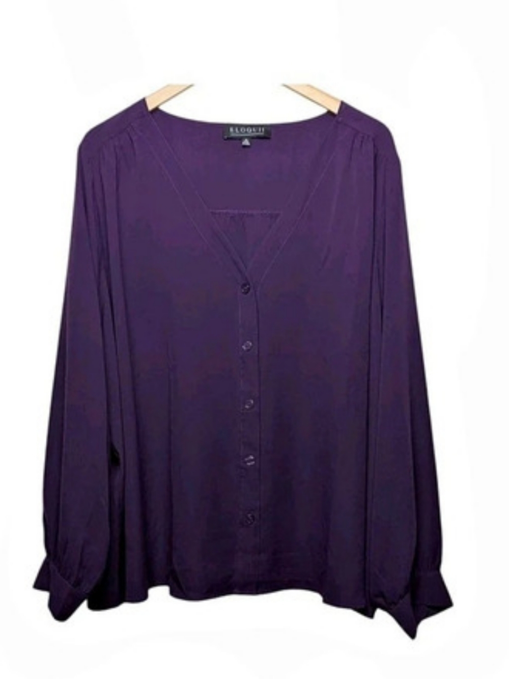 Eloquii Purple Blouse Size 28 Like New